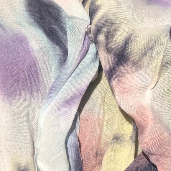 Surf Gypsy Tie-Dye Swim Coverup - Blue, Purple, Yellow - Picture 9 of 9